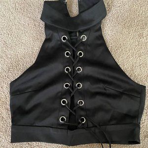 Lace up Halter Top